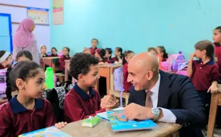 وزير التعليم يقوم بجولة ميدانية في مدارس القليوبية بمناسبة انطلاق العام الدراسي الجديد