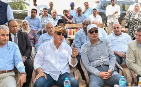 وزير الري يقوم بجولة تفقدية في المفرخ السمكي بمنطقة الشلال بأسوان