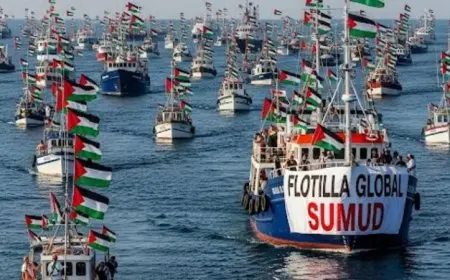 إسرائيل تحذر الأسطول العالمي من خرق الحصار على غزة وتوتر الأوضاع في المنطقة