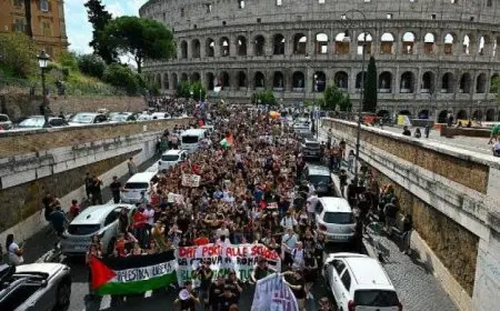 الإضراب العام تضامنًا مع غزة يوقف حركة الموانئ في إيطاليا