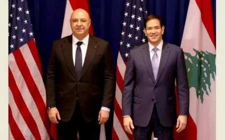 عون يطلب الدعم الأمريكي لضمان انسحاب إسرائيل من جنوب لبنان