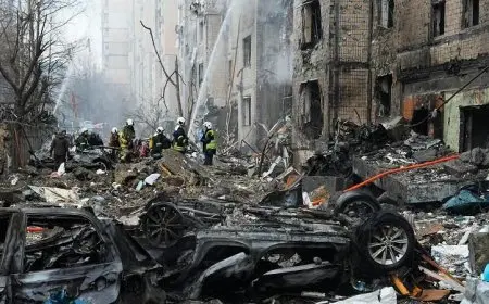 مقتل شخصين جراء الهجمات الروسية العنيفة على الأراضي الأوكرانية