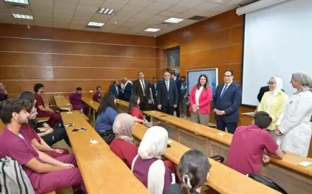 رئيس جامعة القاهرة يراقب سير العملية التعليمية في كليات فرع الشيخ زايد