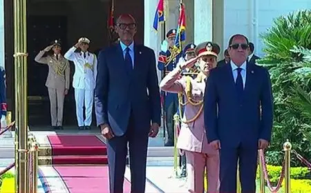 الرئيس السيسي يسلط الضوء على أهمية تعزيز التعاون الثنائي مع رواندا