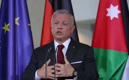 الملك عبدالله يدعو إلى إنهاء الحرب في غزة وتحقيق حل الدولتين