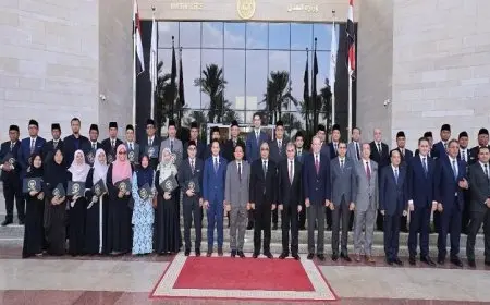 وزير العدل المصري يستضيف سفير ماليزيا في القاهرة ويكرم الوفد القضائي الماليزي