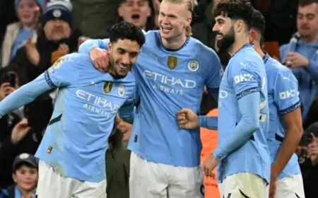 مانشستر سيتى يبدأ رحلة البحث عن لقب كأس الرابطة التاسع ضد هدرسفيلد