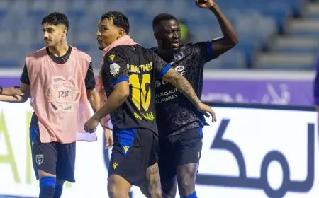 موسى بارو يقود التعاون للفوز على الخليج في دوري روشن السعودي