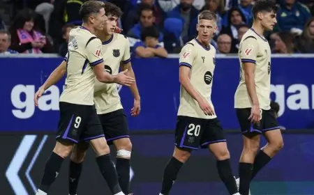 برشلونة يُقدم أداءً قويًا في الشوط الثاني ويحقق الفوز 3-1 على ريال أوفييدو