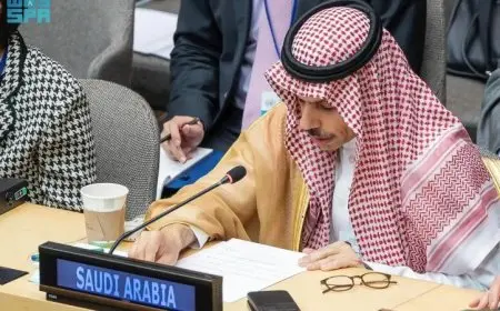 وزير الخارجية السعودي يؤكد أن السلام هو المفتاح لنمو اقتصادي مستدام