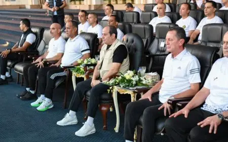 الرئيس السيسي يقوم بزيارة تفقدية للأكاديمية العسكرية في العاصمة الإدارية