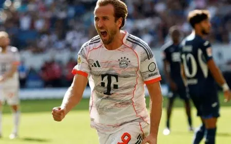 هاري كين يسعى لتجاوز الرقم القياسي لكريستيانو رونالدو وهالاند