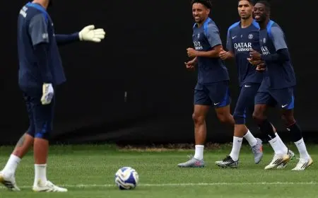 ضربة موجعة.. ماركينيوس يغيب عن مواجهة باريس سان جيرمان ضد برشلونة