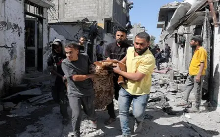 شهداء ومفقودون بقصف الاحتلال عدة مخيمات فى قطاع غزة