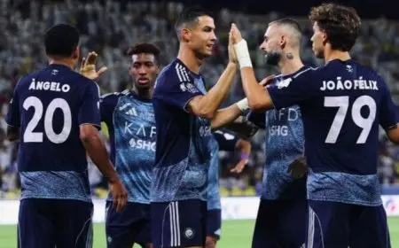 القوة الضاربة.. التشكيلة الرسمية للنصر في مواجهته مع اتحاد جدة في قمة الدوري السعودي