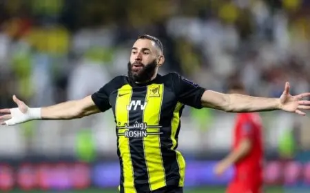 كريم بنزيما يقود تشكيل اتحاد جدة في لقائه مع النصر في قمة الدوري السعودي