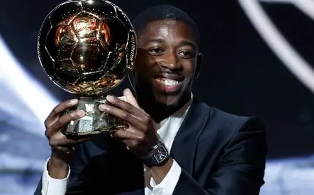 ديمبيلي: ميسي هو الأسرع في تهنئتي بالفوز بالكرة الذهبية