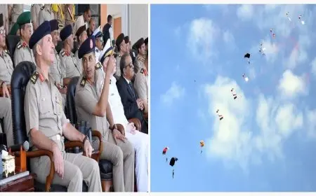 احتفالات القوات المسلحة بتخريج الدفعة 162 من ضباط الصف المعلمين بالصور