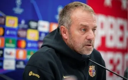 فليك يشعر بخيبة أمل لعدم تواجد ثنائي برشلونة.. وبشرى طيبة بشأن لامين يامال