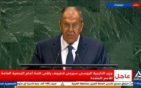 لافروف يؤكد عدم وجود مبرر للعنف الإسرائيلي ضد الفلسطينيين
