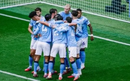مانشستر سيتي يسحق بيرنلي بخمسة أهداف ويصعد إلى المربع الذهبي في الدوري الإنجليزي فيديو