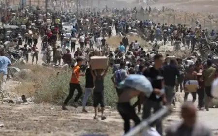 استشهاد 98 فلسطينيا برصاص الاحتلال الإسرائيلي في غزة منذ فجر اليوم