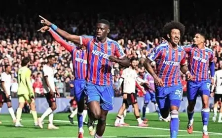 كريستال بالاس يفاجئ ليفربول بثنائية تطيح بقطار الريدز في الدوري الإنجليزي فيديو