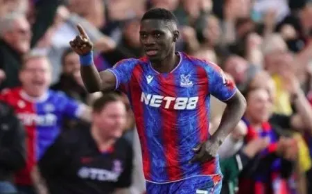 كريستال بالاس يتقدم على ليفربول بهدف إسماعيلا سار في الشوط الأول فيديو