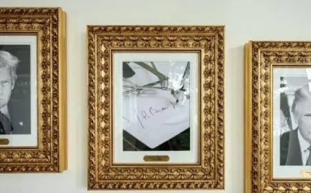 جهاز توقيع آلي يحل محل بايدن في ممشى الرؤساء الجديد