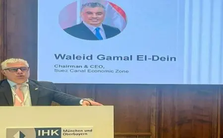 رئيس اقتصادية قناة السويس يتباحث مع وزير الاقتصاد والطاقة البافاري وشركات ألمانية لتعزيز سبل التعاون