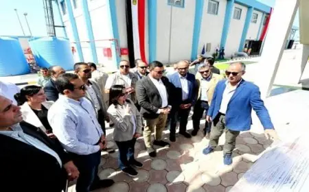 افتتاح محطة معالجة الصرف الصحي الجديدة بمركز بدر بحضور وزير الإسكان ومحافظ البحيرة