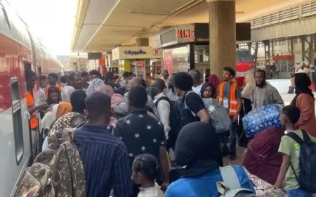 مصر تطلق الرحلة العشرين لقطارات العودة للأشقاء السودانيين عبر السكة الحديد