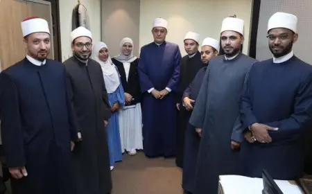 مفتي الجمهورية يزور الإدارة العامة للأبحاث الشرعية لتعزيز العمل العلمي والديني