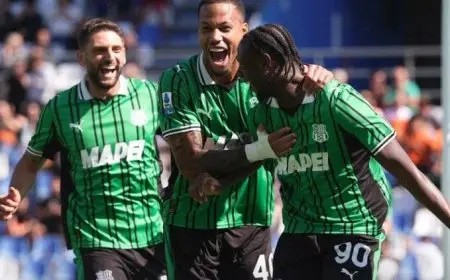 ساسولو يحقق فوزاً ساحقاً على أودينيزي بثلاثة أهداف في الدوري الإيطالي