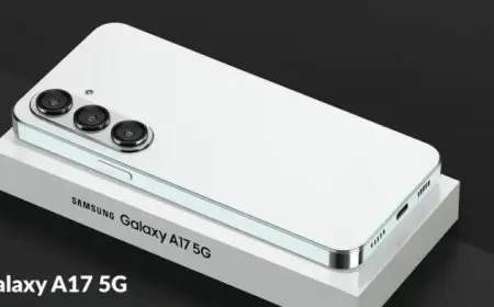 استمتع بشحن سريع وبطارية قوية 5000 مللي أمبير مع هاتف سامسونج A17 الجديد