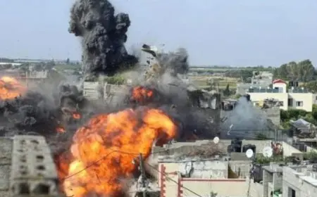 غارة جوية إسرائيلية تهاجم بلدة عيترون في جنوب لبنان