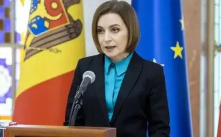 رئيسة مولدوفا تصف نتائج الانتخابات بكونها تفويضاً قوياً للانضمام إلى الاتحاد الأوروبي