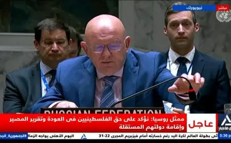 روسيا تؤكد دعمها لحق الفلسطينيين في العودة وتقرير المصير وإقامة دولتهم