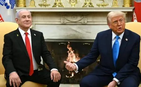 ترامب يستضيف نتنياهو في البيت الأبيض ويعبر عن تفاؤله بالتوصل لاتفاق سلام بشأن غزة