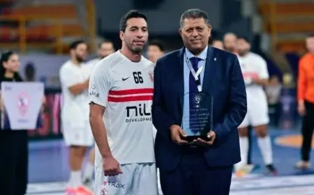 اتحاد اليد يحتفل بإنجاز أحمد الأحمر التاريخي في بطولة سوبر جلوب