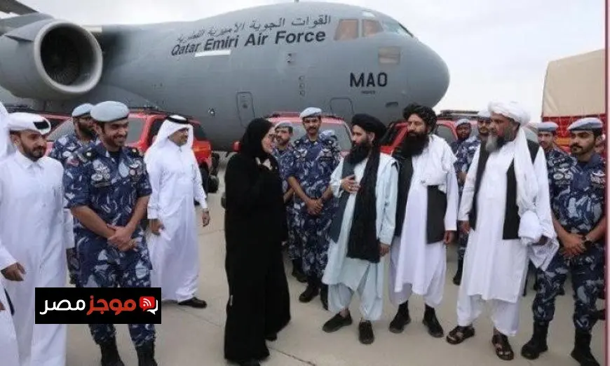 قطر تدعم أفغانستان بخمس طائرات إغاثية محملة بالمساعدات الإنسانية إلى كابول