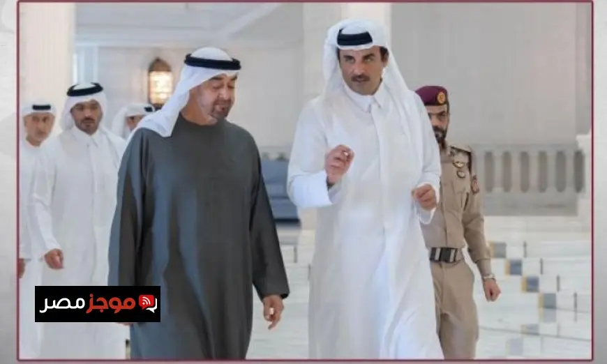 أمير قطر ورئيس الإمارات يتباحثان حول التطورات الجديدة في الأوضاع الإقليمية والدولية
