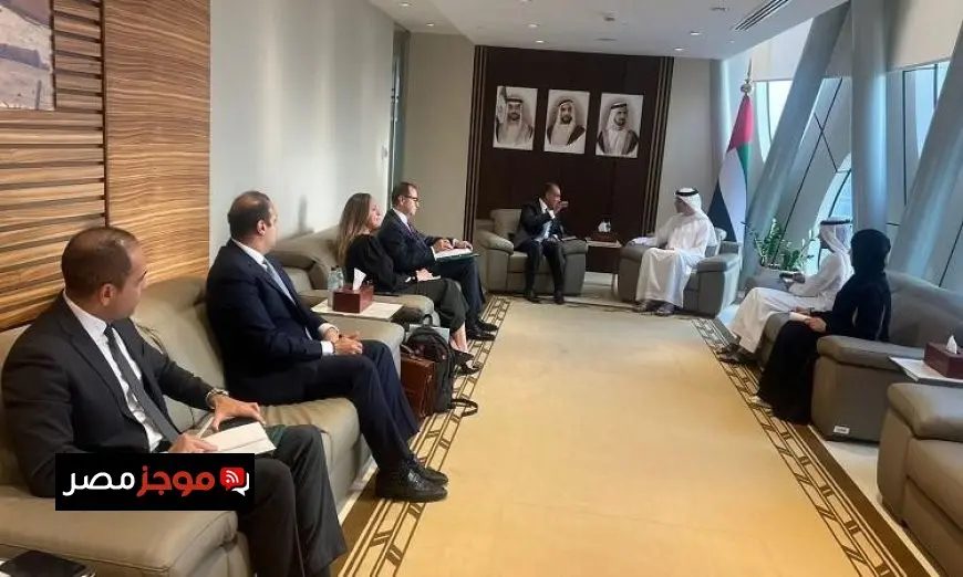 وزير الخارجية يبحث آفاق التعاون مع وزير التجارة الخارجية الإماراتي