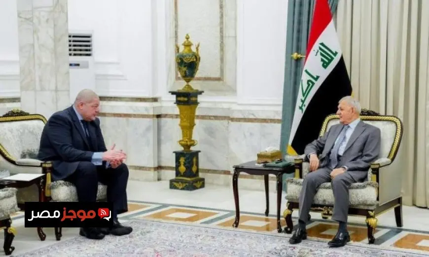 الرئيس العراقي يشيد بجهود مصر المستمرة في دعم القضية الفلسطينية