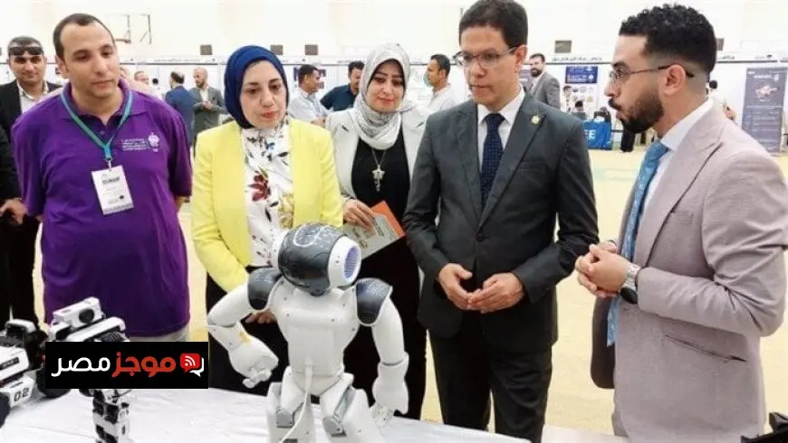 رئيس جامعة بنها يفتتح البطولة الأولى للروبوتات ويظهر ابتكارات علمية مميزة