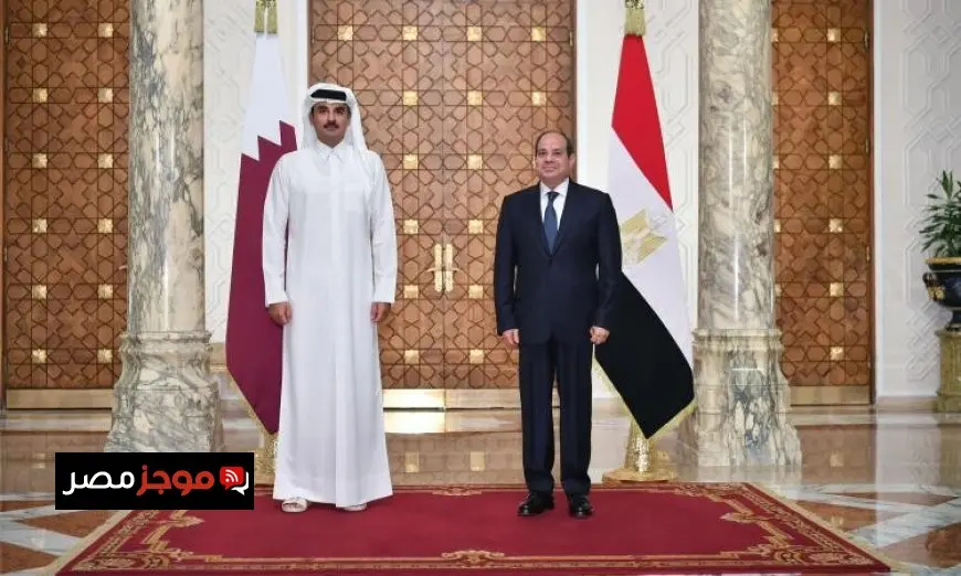 السيسي وأمير قطر يسلطان الضوء على ضرورة تطوير رؤية مشتركة لتعزيز العمل العربي الجماعي