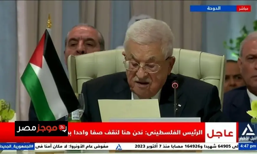 الرئيس الفلسطيني يؤكد دعم فلسطين الكامل لقطر الشقيقة في جميع المواقف