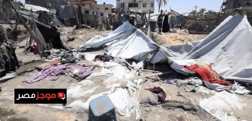 شهيدان ومصابون بقصف الاحتلال خيمة تؤوى نازحين فى دير البلح