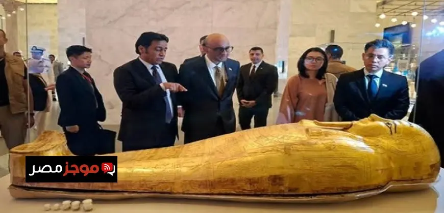 رئيس سنغافورة يزور المتحف القومي للحضارة المصرية لاستكشاف التاريخ والثقافة
