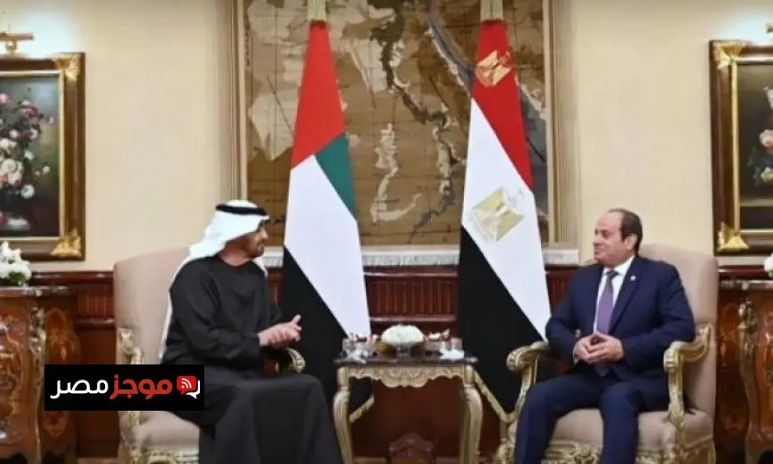 رئيس الإمارات يعبر عن إعجابه بالتطور الكبير في مناخ الاستثمار بمصر